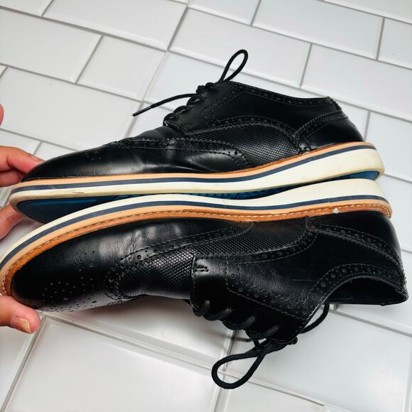 Steve Madden Black Vikkin Summer Shoes‎ for Men Round Toe Design - Picture 6 of 13